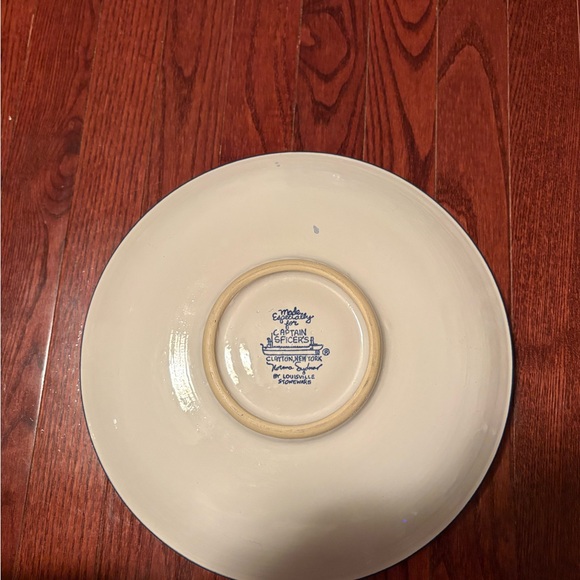 Captain Spicers by Louisville Stoneware Serving Chip and Dip Server RARE - Picture 4 of 8